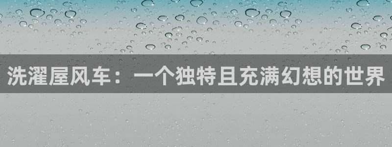 韩漫漫画樱花：洗濯屋风车：一个独特且充满幻想的世界